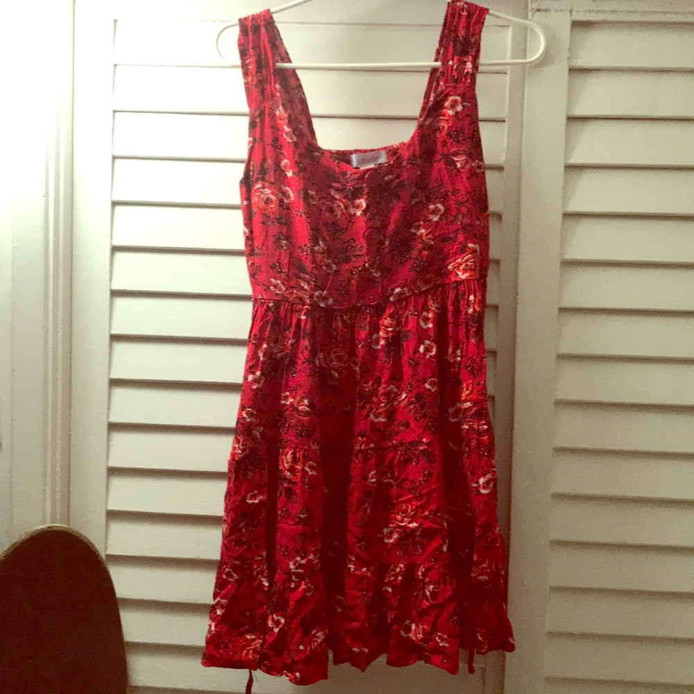 Red dress